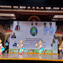 Pelantikan Pengurus IWO Bali: Tari Sekar Jagat Warnai Acara