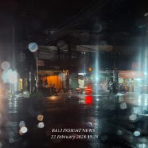 Bali Diguyur Hujan Deras, Warga Diminta Waspada