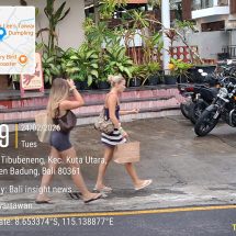 Shortcut Canggu Sepi Akibat Hujan Lebat