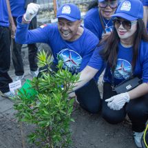 DPC Demokrat Badung Gelar Aksi Lingkungan “Gerakan Langit Biru Indonesia Asri”