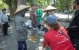 Komunitas @c3reachnorthkuta Bagikan Makanan Gratis di Lapangan Renon