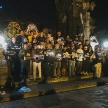 Jurnalis Bali Gelar Doa Bersama untuk 5 Wartawan dan 3 Awak Kapal yang Hilang Kontak saat Liput Gunung Anak Krakatau