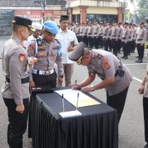 Kapolsek Mengwi Berganti, AKP I Nyoman Edi Suwarya Resmi Jabat Kapolsek Baru